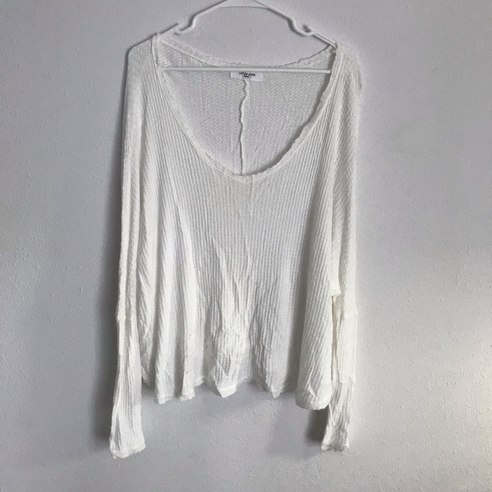 CJLA Waffle knit top